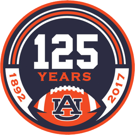 Auburn Tigers 2017 Anniversary Logo iron on transfers for clothing